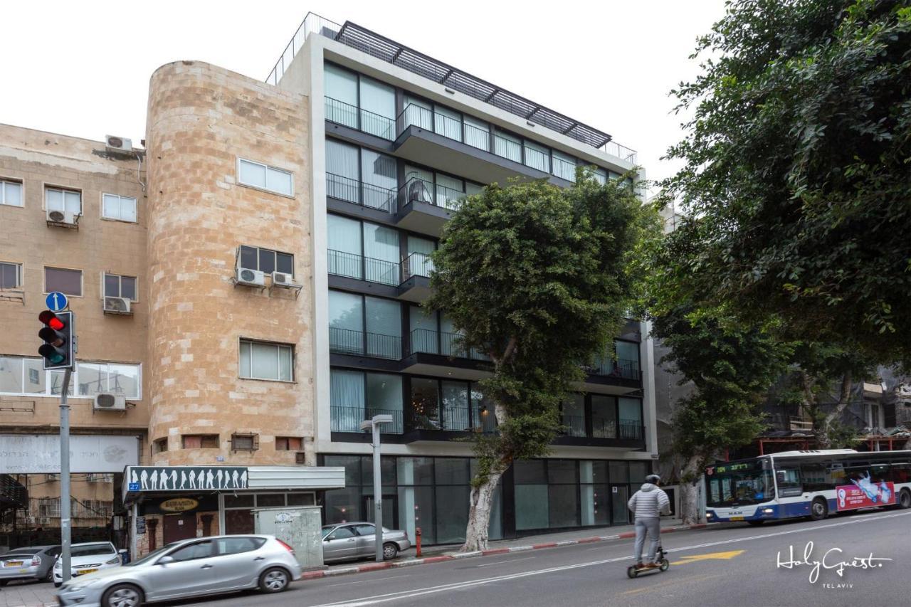 Stylish 1Br Flat For 4 Ppl In Allenby By Holyguest Tel Aviv Bagian luar foto